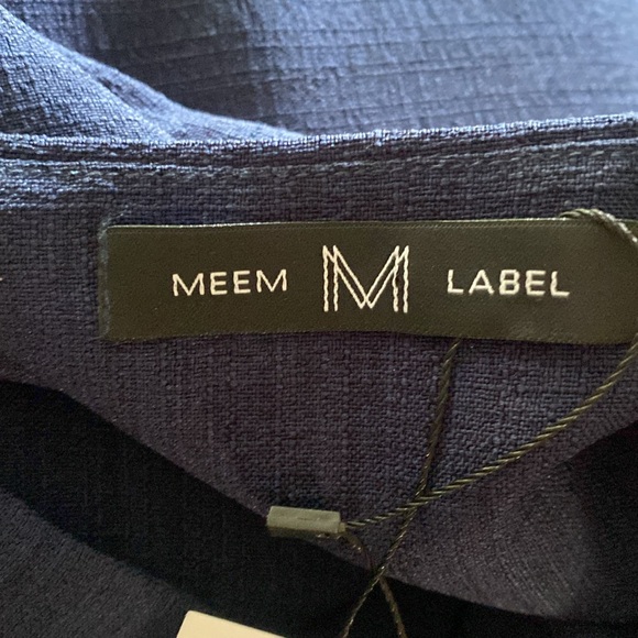 MEEM LABEL UK DRESS NAVY XL NEW - Picture 6 of 8